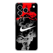 Силіконовый Чохол на ZTE Blade A76 з картинкою НАЙК (Nike дим)