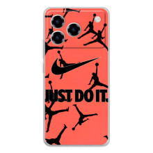 Силіконовый Чохол Nike Air Jordan на Блейд А76 – Just Do It