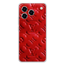 Текстурний Чохол Louis Vuitton для Блейд А76 (Червоний ЛВ)