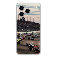 Чехол с прнтом Формула 1 на ZTE Blade A76 – Гонка Формула-1