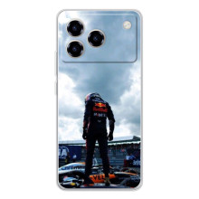 Чехол с прнтом Формула 1 на ZTE Blade A76 – Гонщик 44