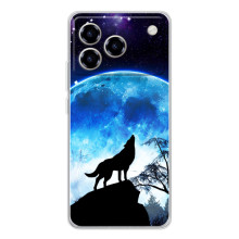 Защитные чехлы для Блейд А76 (AlphaPrint) (ХИТ продаж) ВОЛК (Волк на луну)