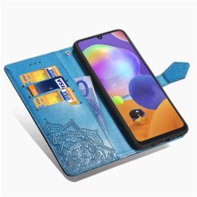 Шкіряний чохол (книжка) Art Case з візитницею для ZTE Blade A7s (2020) – Синій