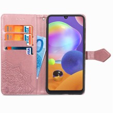 Шкіряний чохол (книжка) Art Case з візитницею для ZTE Blade A7s (2020) – Рожевий