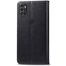 Шкіряний чохол-книжка GETMAN Gallant (PU) для ZTE Blade A7s (2020) – Чорний