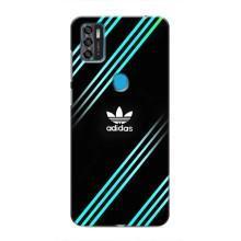 Чехлы Адидас для ZTE Blade A7s 2020 (AlphaPrint) (Адидас с полосами)