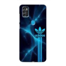 Чехлы Адидас для ZTE Blade A7s 2020 (AlphaPrint) (Синий Адидас)