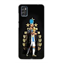 Чехлы для ZTE Blade A7s 2020 (Leo чемпион) (AlphaPrint) (Месси Король)