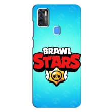 Чехлы Brawl Stars для ZTE Blade A7s 2020 (AlphaPrint) – Лого Бравл Старс