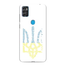 Чохли для ZTE Blade A7s 2020 Укр. Символіка (AlphaPrint) (Герб з букв)