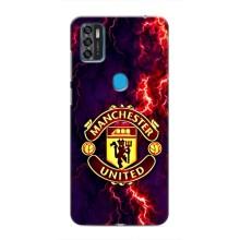 Чехол Манчестер Юнайтед для ЗТЕ Блейд А7с (AlphaPrint) (огненный Манчестер)