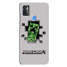 Чохол Майнкрафт на ZTE Blade A7s 2020 (AlphaPrint) Minecraft – кріпер Майнкрафт