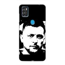 Чехол для ZTE Blade A7s 2020 (AlphaPrint - с принтом Зеленского) – Зеленский АРТ