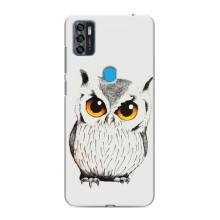 Чехол с птицами на ZTE Blade A7s 2020 (VPrint) (Милая Сова)