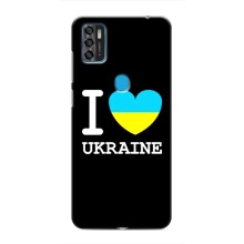 Чехол с Украинской символикой на ЗТЕ Блейд А7с (2020) (I Love Ukraine)