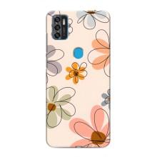 Чохол з квітковим принтом на ZTE Blade A7s 2020 – Кольорові квіти