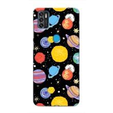 Космические Чехлы для ЗТЕ Блейд А7с (VPrint) (Рисованные планеты)