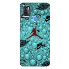 Силиконовый Чехол Nike Air Jordan на ЗТЕ Блейд А7с (2020) (Джордан Найк)