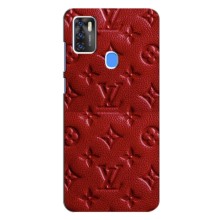 Текстурный Чехол Louis Vuitton для ЗТЕ Блейд А7с (2020) (Красный ЛВ)