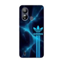 Чехлы Адидас для ZTE Blade L220 (AlphaPrint) (Синий Адидас)