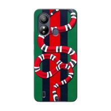 Чехлы ГУЧЧИ для ЗТЕ Блейд Л220 (AlphaPrint) – Gucci змия