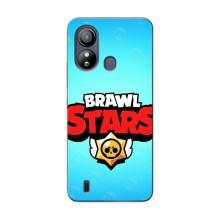 Чехлы Brawl Stars для ZTE Blade L220 (AlphaPrint) – Лого Бравл Старс