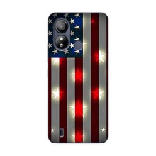 Чехол Флаг USA для ZTE Blade L220 (Флаг США 2)