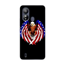 Чехол Флаг USA для ZTE Blade L220 (Крылья США)