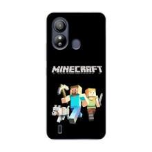 Чехол Майнкрафт на ZTE Blade L220 (AlphaPrint) Minecraft (герои Minecraft)