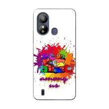 Чехол Амонг Ас для ZTE Blade L220 (AlphaPrint) (Яркий АмонгАс)