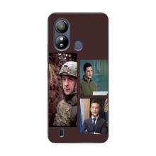 Чехол для ZTE Blade L220 (AlphaPrint - с принтом Зеленского) – Президент