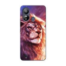 Чехол со Львом для ZTE Blade L220 (VPrint) (Красочный Лев)