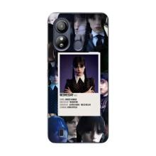 Чехлы Венсдей на ZTE Blade L220 Уэнсдей (AlphaPrint) (коллаж Уэнздей)
