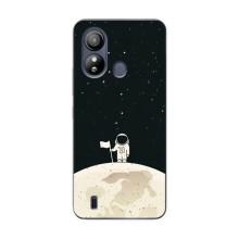 Космические Чехлы для ЗТЕ Блейд Л220 (VPrint) (На луне)