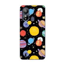Космические Чехлы для ЗТЕ Блейд Л220 (VPrint) (Рисованные планеты)