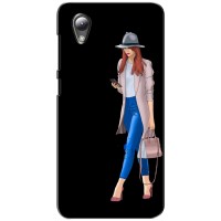 Чехол с картинкой Модные Девчонки ZTE Blade L8 – Девушка со смартфоном