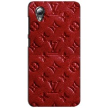 Текстурный Чехол Louis Vuitton для ЗТЕ Блейд Л8 (Красный ЛВ)