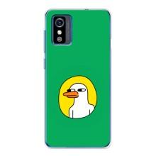 Бампер с принтом Мемы для ZTE Blade L9 – Мем Утка