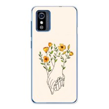 Чехлы для любимой на ЗТЕ Блейд Л9 (VPrint) (Руки любви)