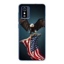 Чехол Флаг USA для ZTE Blade L9 – Орел и флаг