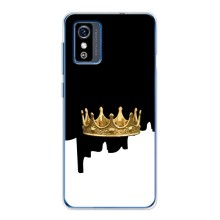 Чохол (Корона на чорному фоні) для ЗТЕ Блейд Л9 (Золота корона)