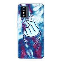 Чохол з принтом для ZTE Blade L9 (AlphaPrint - Знак сердечка)