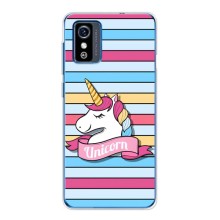 Чехол для ЗТЕ Блейд Л9 - (Единорожки - Новинки) (AlphaPrint) (Unicorn)