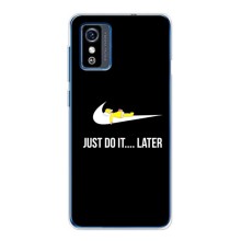 Силиконовый Чехол на ZTE Blade L9 с картинкой Nike (Later)