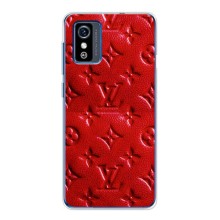 Текстурный Чехол Louis Vuitton для ЗТЕ Блейд Л9 (Красный ЛВ)