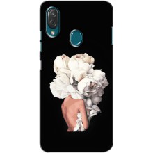 Чехлы (ART) Цветы на ZTE Blade V10 Vita (VPrint) (Белые цветы)