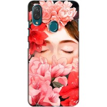 Чехлы (ART) Цветы на ZTE Blade V10 Vita (VPrint) (Глаза в цветах)