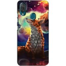 Чехлы с картинкой Лисички для ZTE Blade V10 Vita (VPrint) (Лисица в космосе)