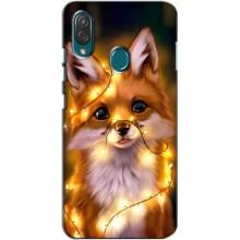 Чехлы с картинкой Лисички для ZTE Blade V10 Vita (VPrint) (Лисичка в гирляндах)