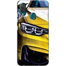 Чехлы с Машинами на ЗТЕ Блейд В10 Вита (VPrint) (Желтая машина)